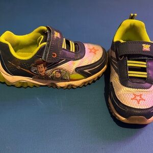 Kids Shoes - Navy and Yellow